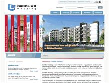 Tablet Screenshot of giridharhousing.com
